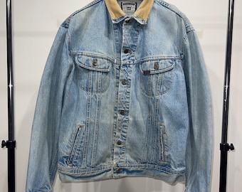 70S Vintage rare Lee rider denim jacket bomber lee jeans
