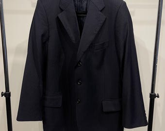 LORO PIANA WINDSOR rare Blazer Navy blue Wool Men's suit Jacket Sport Coat