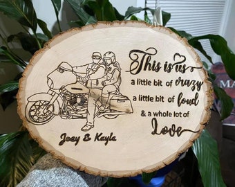 PERSONALIZED Custom line drawing /This is us wood burning