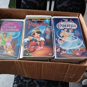 Collection of Disney VHS Tapes