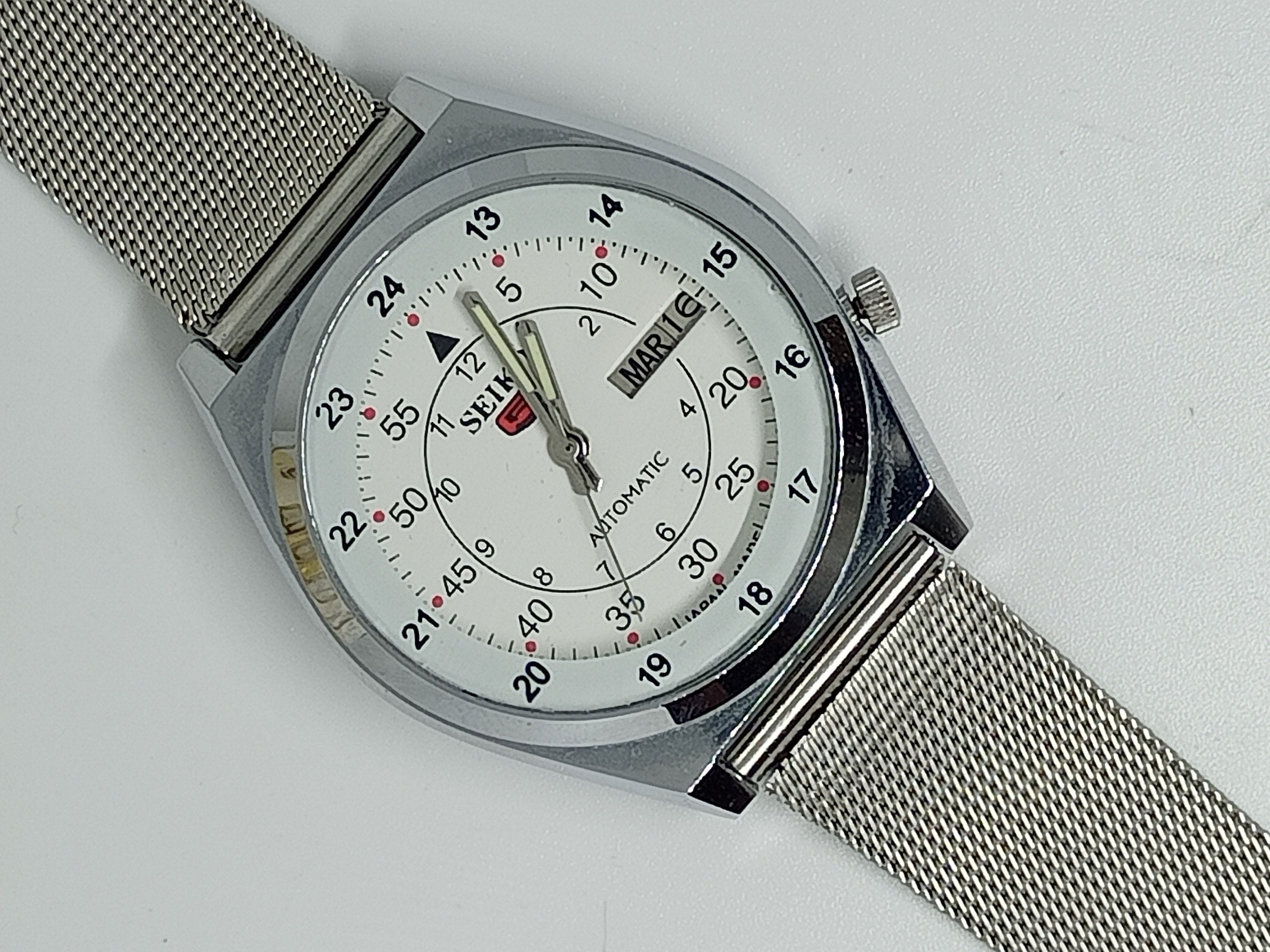Vintage Seiko 5 Automatic Mechanical Watch Movement 6309 White - Etsy Hong  Kong