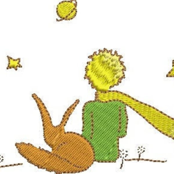 Le Petit Prince Broderie Design-Téléchargement instantané