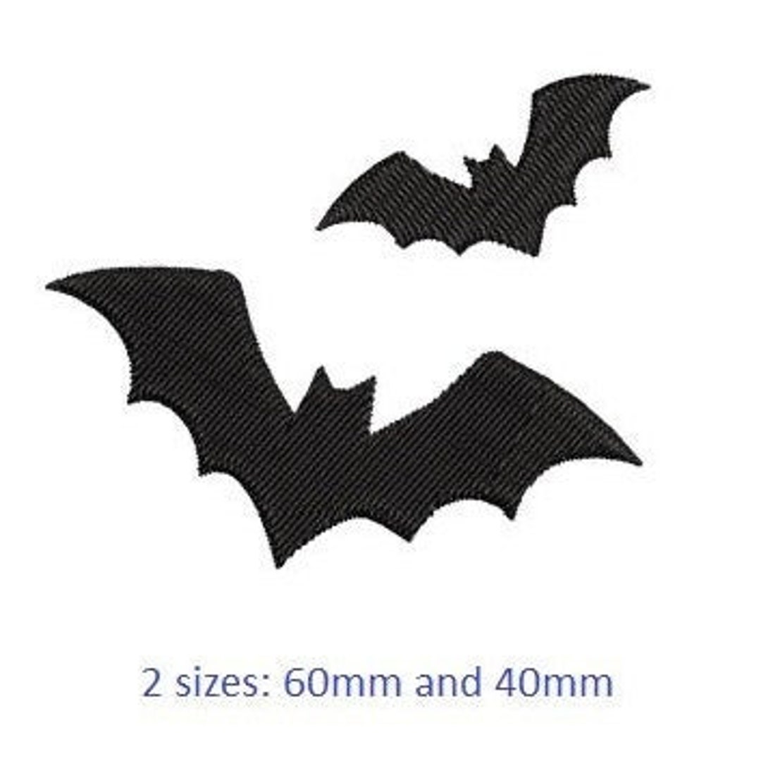 Halloween Bats Embroidery Design-instant Download (2 Sizes Available ...