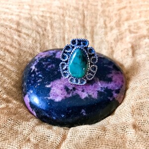 Vintage Sterling Silver Turquoise Ring