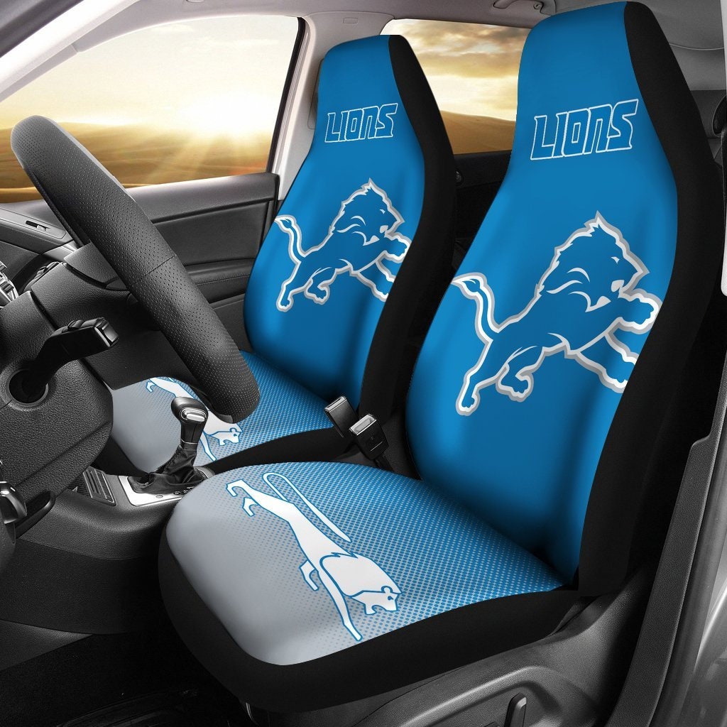 NFL Detroit Lions Car Seat Cover Lions Car Seat Cover Etsy