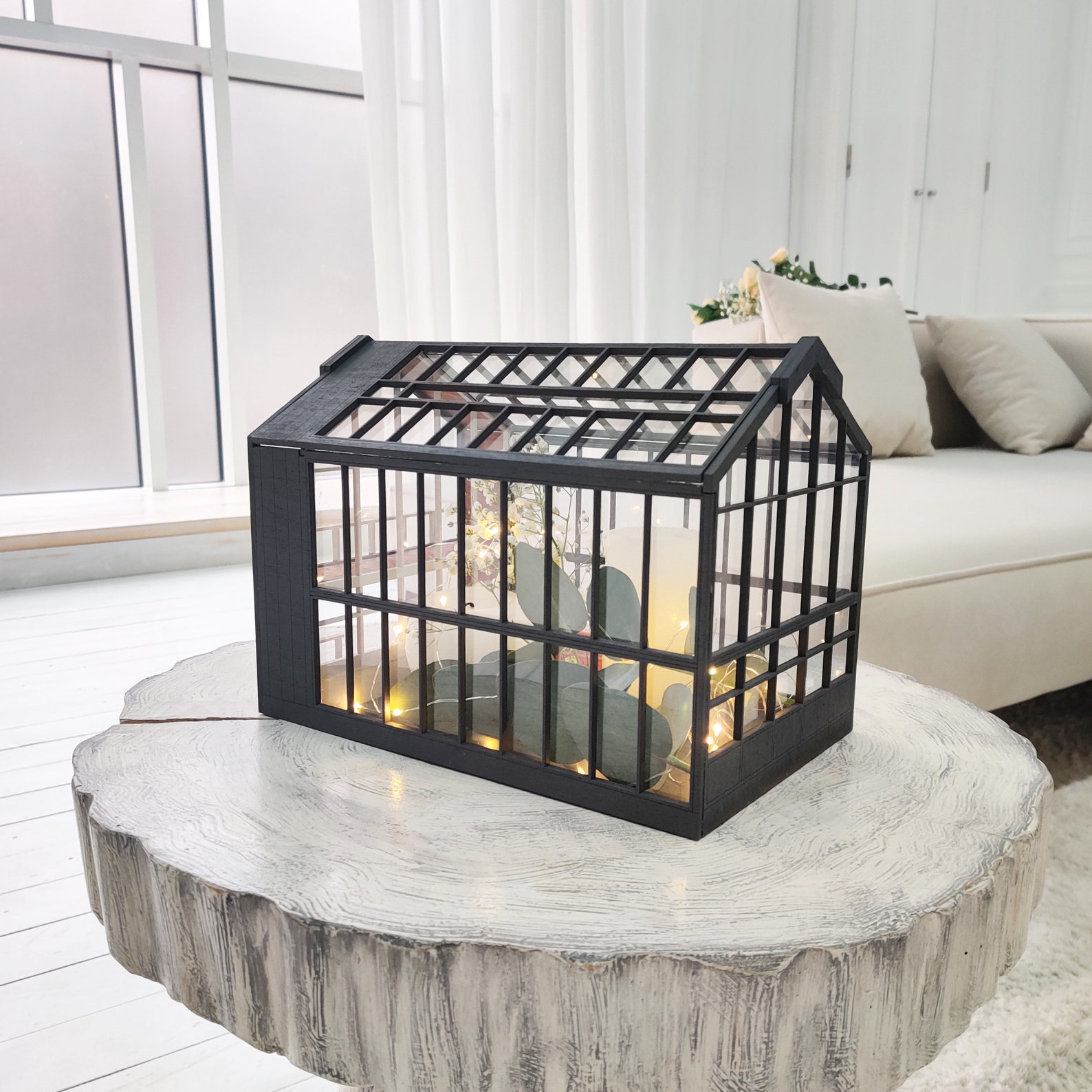 Wedding Card Box Glass Terrarium envelope box Wedding money Etsy