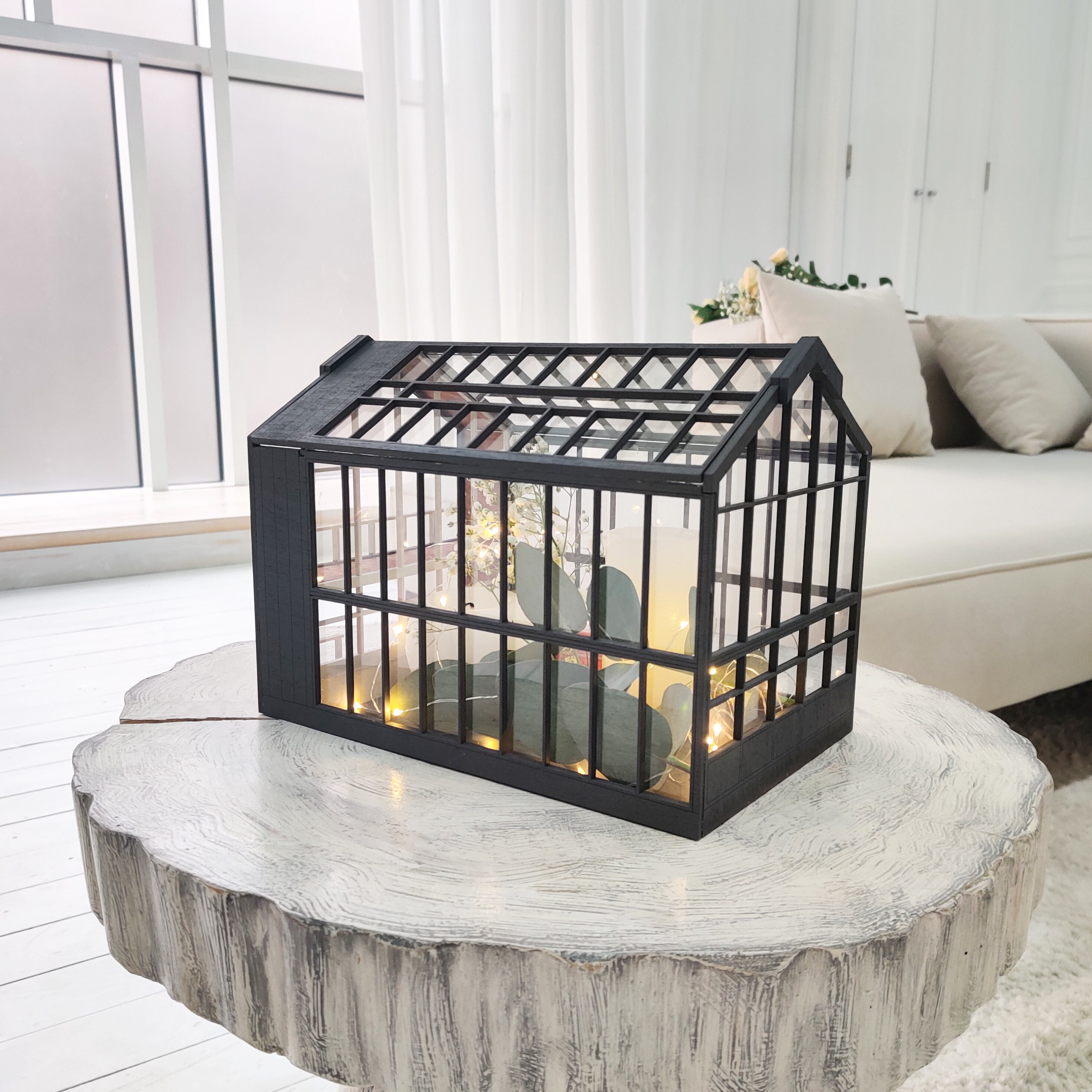 Wedding Card Box Glass Terrarium envelope box Wedding money Etsy