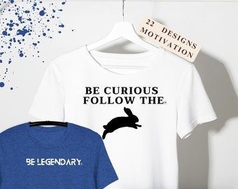 22 Motivational CEO Shirts, Office Worker, Boss, Hard Worker Grits, Be Legendary, Follow The White Rabbit, Momentum Matters, Do The Work Tee