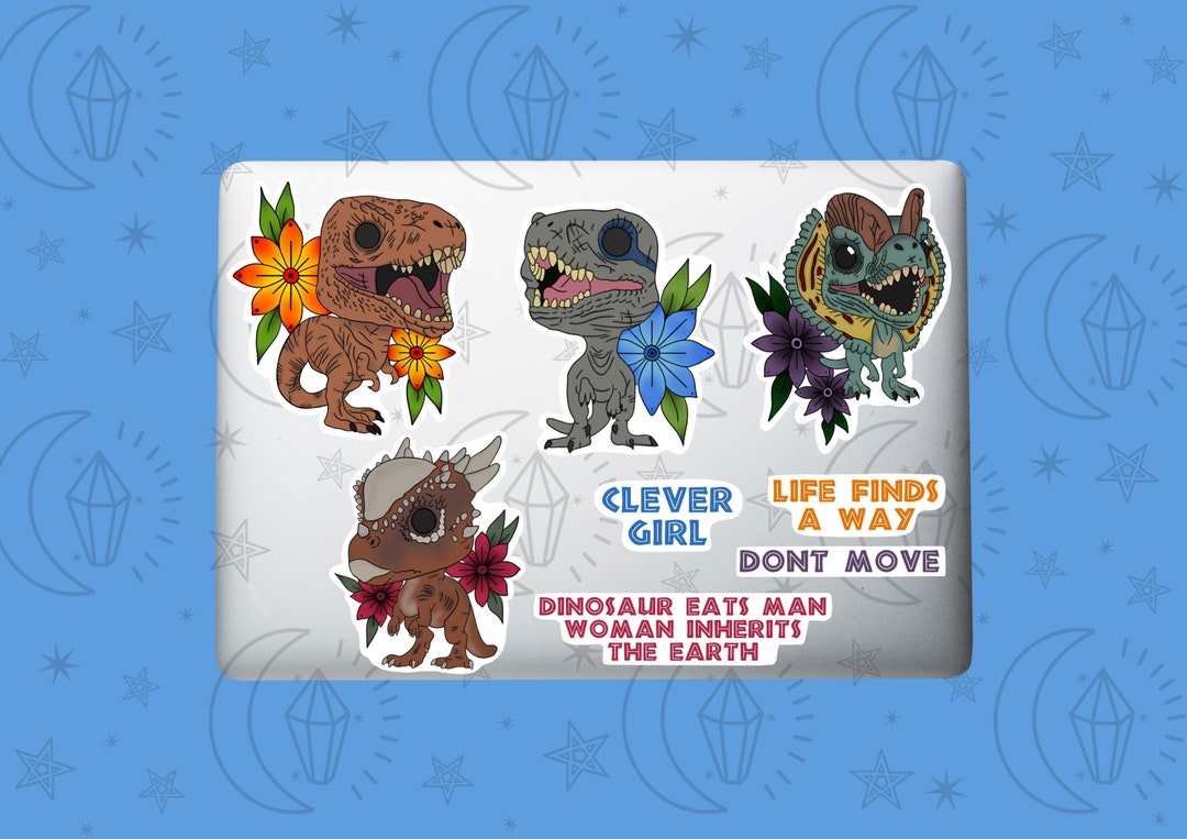 Dinosaur Time Rover Sticker Dinosaur Sticker Pack - Etsy