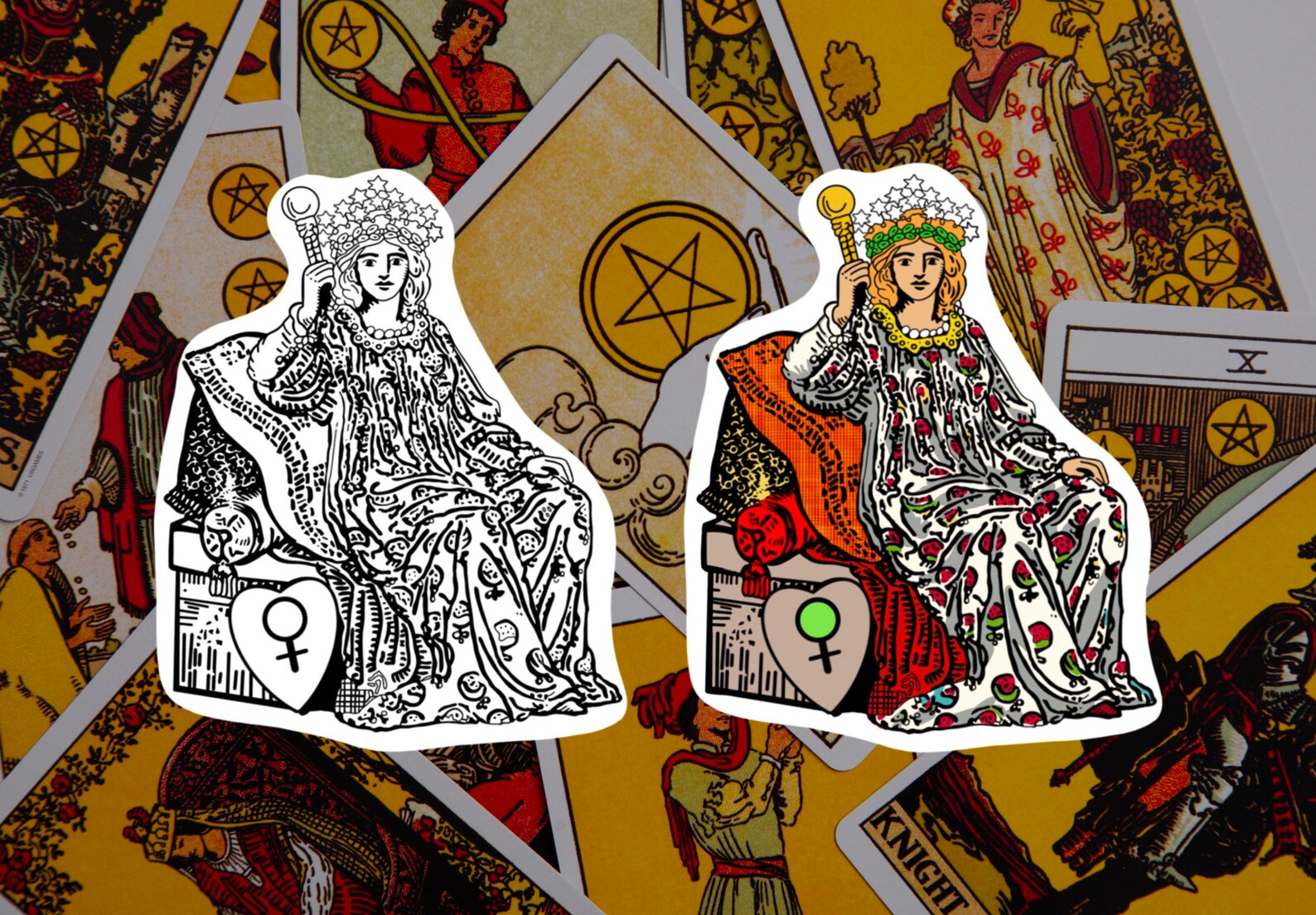 The Empress Sticker Etsy