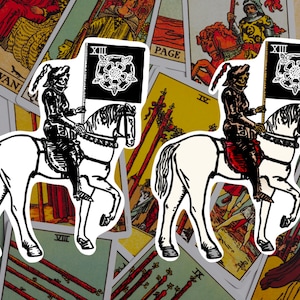 Tarot de la mort Sticker