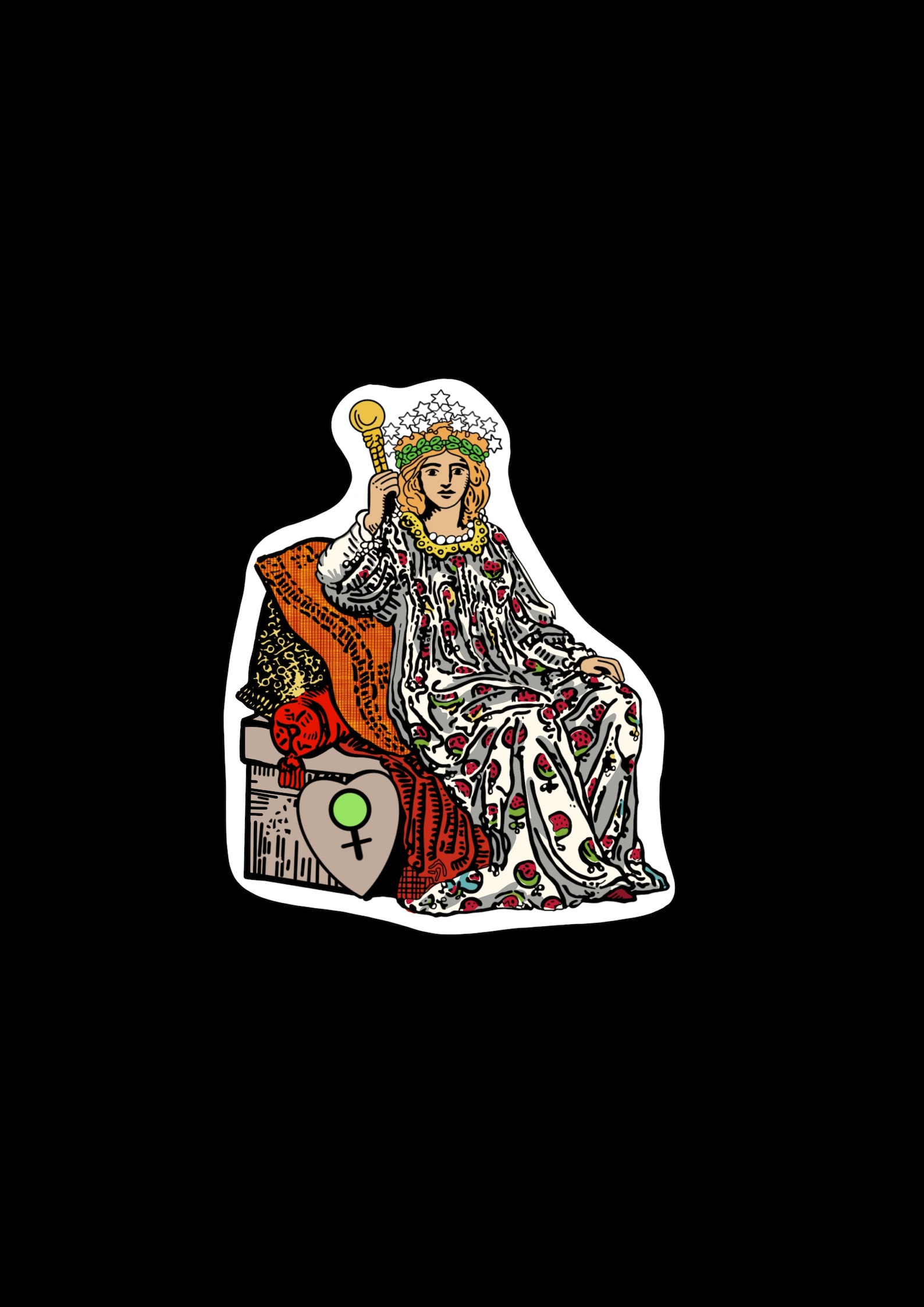 The Empress Sticker Etsy
