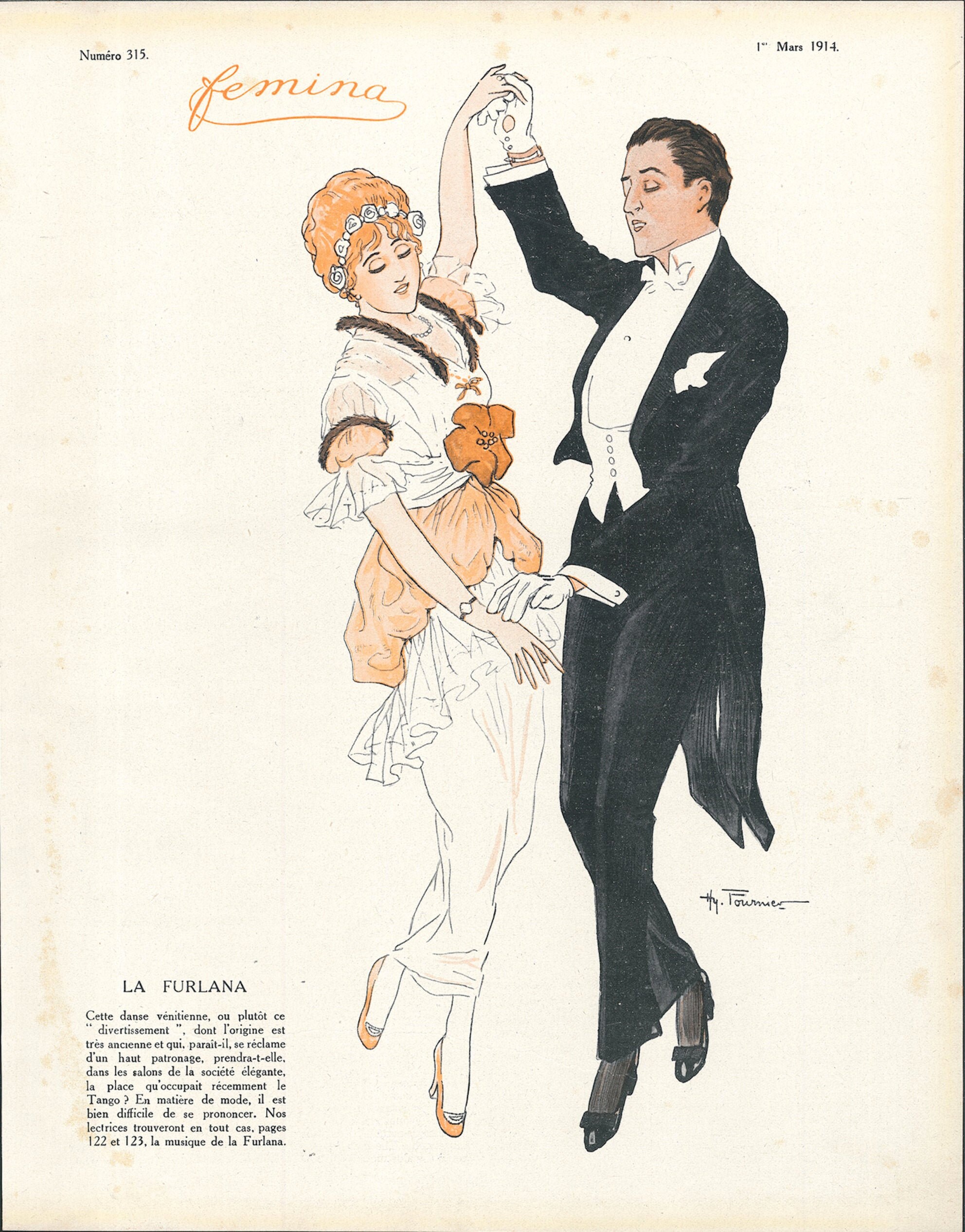 Vintage French Dance Illustration. 1914 Antique French Fashion Etsy New Zealand