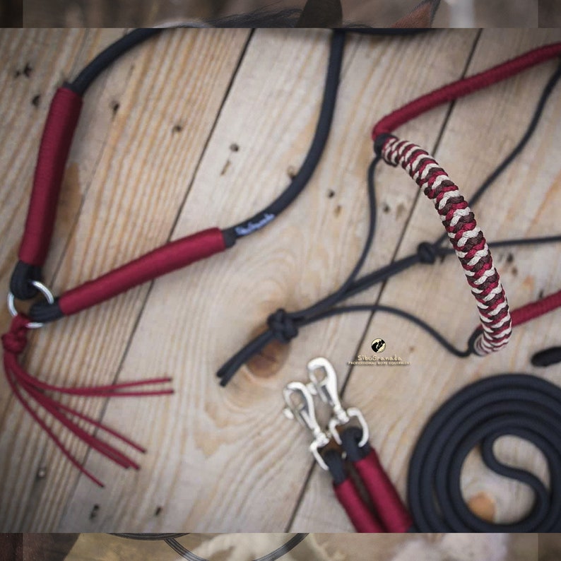 Rope Halterreinsneckrope Set Sibugranada Heavy Duty Custom Etsy