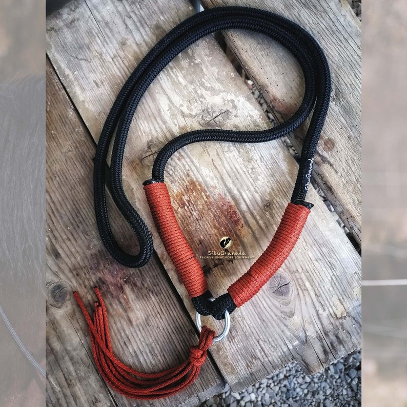 Horse NECK ROPE Cordeo Sibugranada B&rustbrown Heavy Duty Etsy