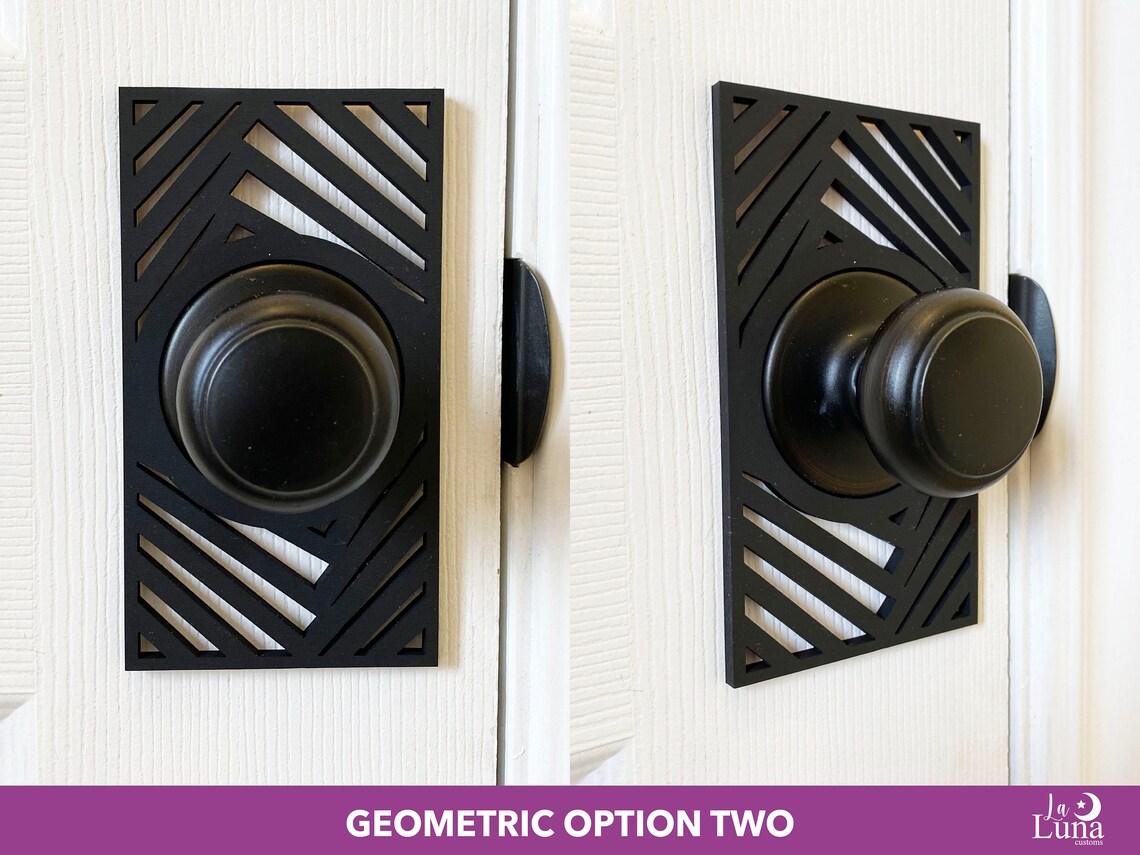 Door Handle Decorative Plates Digital Laser Ready File SVG Etsy