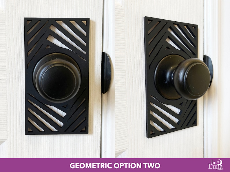 Door Handle Decorative Plates Digital Laser Ready File SVG Etsy