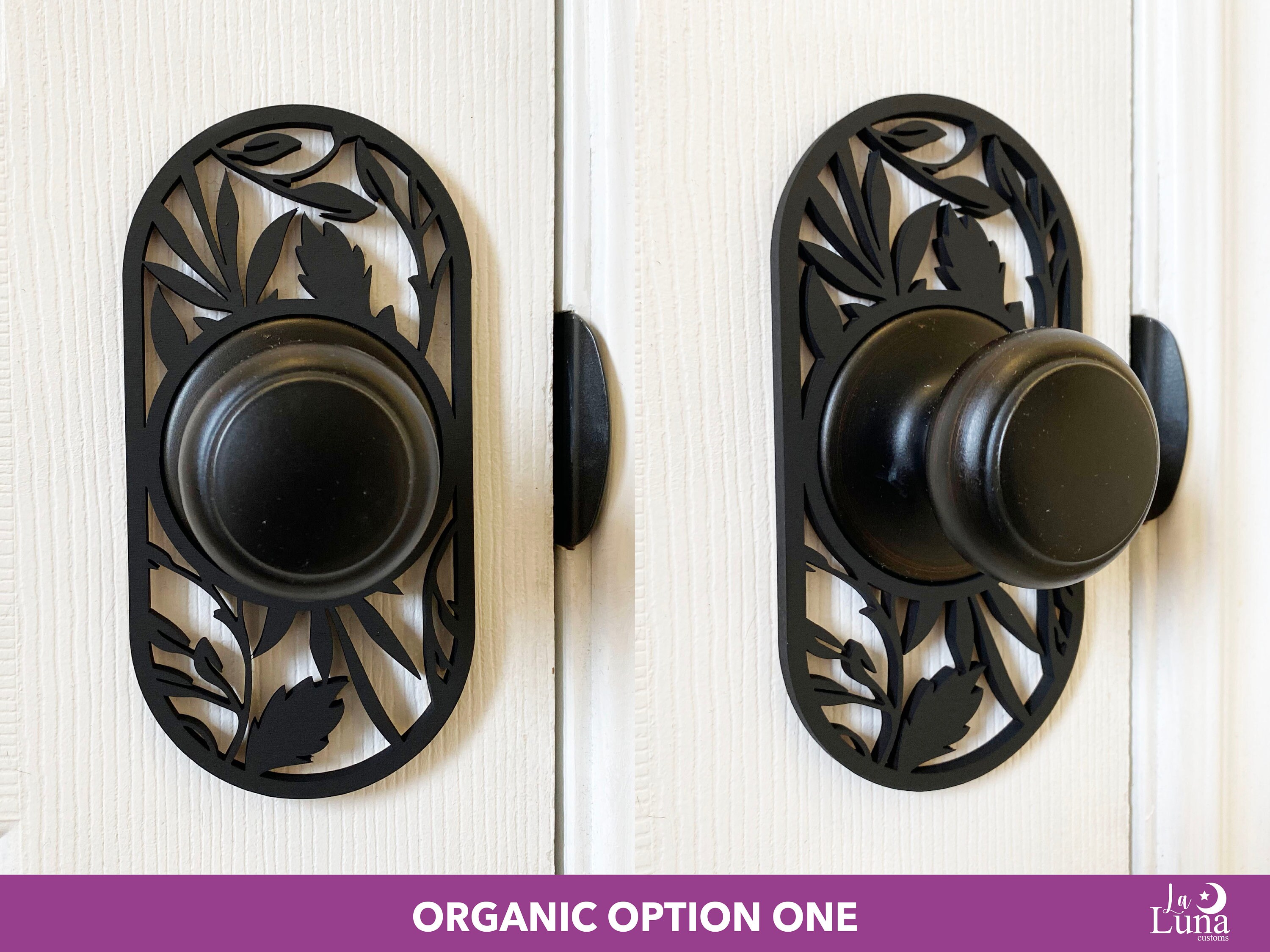 Door Handle Decorative Plates Digital Laser Ready File SVG Etsy Canada