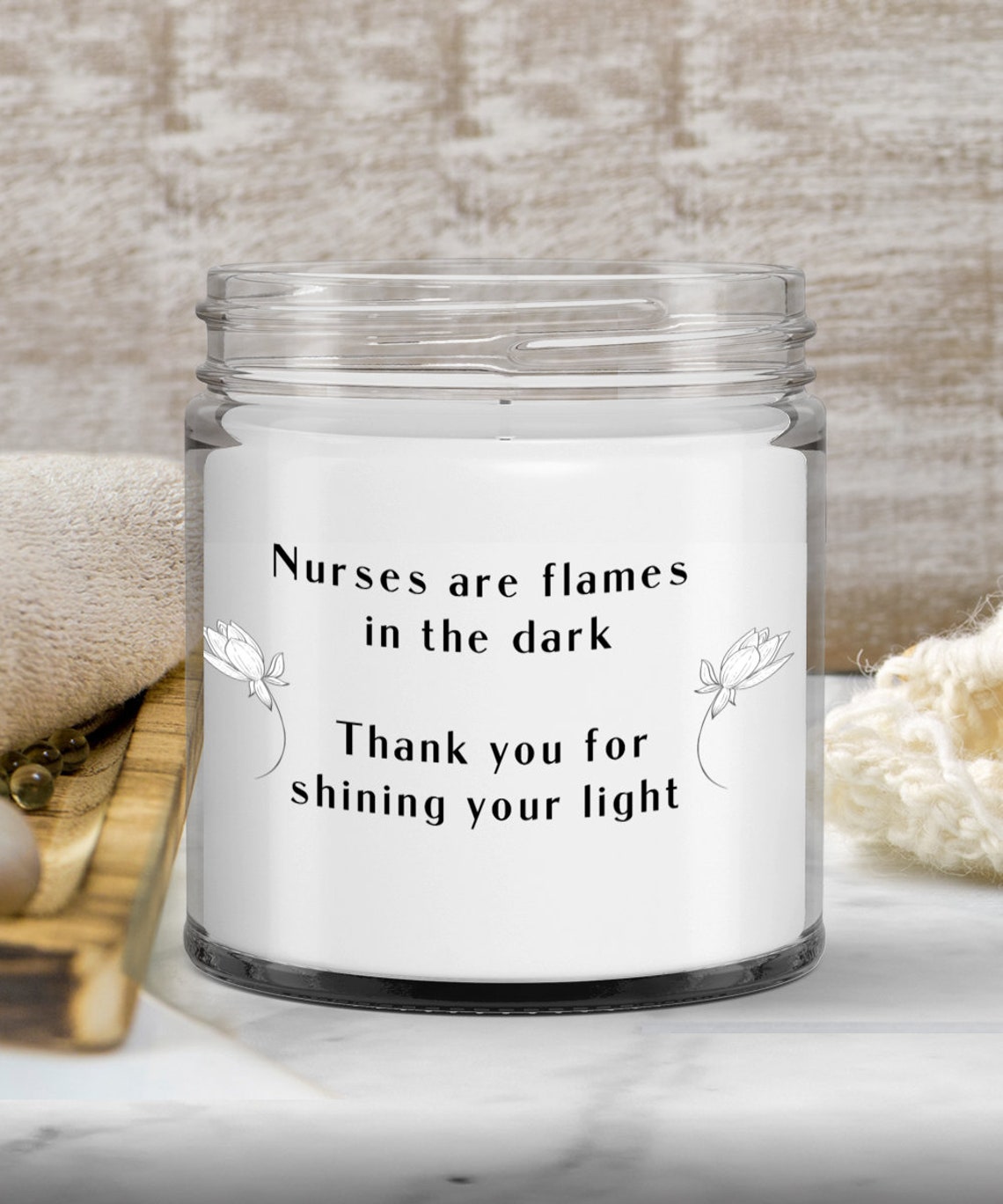 Candles with sayings for nurses 9 oz Unique candles for Etsy
