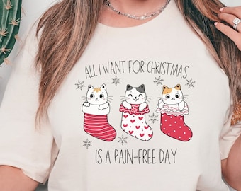 Chronic Illness Christmas Shirt, Disability Shirt, Flare Day Shirt, Spoonie Awareness Shirt, Festive Holiday Shirt, Jolly AF Xmas T-Shirt