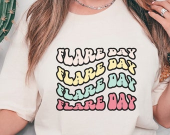 Flare Day Shirt, Chronic Illness Tee, Retro Invisible Disability T-Shirt, Spoonie Support Gifts, Autoimmune Disease Shirt, Chronic Pain Gift