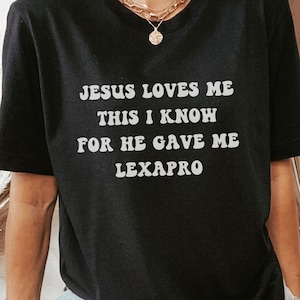 Cute Depression Shirt, Mental Health Shirt, Funny Lexapro Tee, BPD T-Shirt, Bipolar Disorder Tee, Panic Disorder Shirt, Retro Hippie T-Shirt