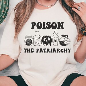 Halloween Feminist Shirt, Smash the Patriarchy, Cute Witch Pagan T-Shirt, Spooky Season Tees, Womens Rights Shirt, My Body My Choice Clothes