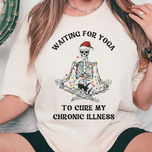 Chronic Illness Shirt, Christmas Chronic Illness Tee, Xmas Disability Shirt, Spoonie Christmas Gift, Flare Day Shirt, Invisible Illness Tees