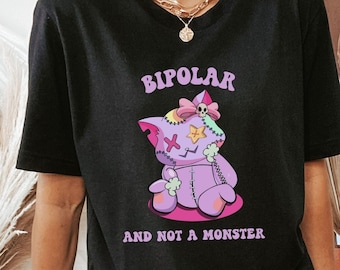 Bipolar Disorder Shirt, Bipolar T-Shirt, Cute Bipolar Tee, Bipolar Awareness, Bipolar Warrior, End Stigma, Not an Adjective, Mental Health