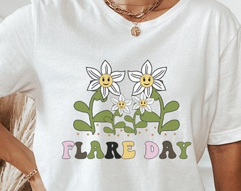 Flare Day Shirt, Chronic Illness Tee, Spoonie Awareness Top, Chronic Pain Gift, Autoimmune Disease, Lupus Shirt, Endometriosis Shirt, RA Tee