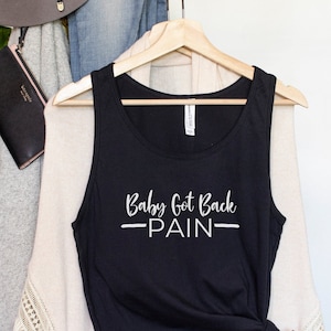 Cute Sciatica Tank for Women, Funny Back Problems T-Shirt, Chronic Pain Shirt for Her, Invisible Illness Clothing, Osteoarthritis Warrior