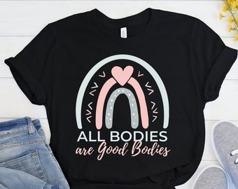 Body Positive Shirt, Fat Isn't a Bad Word, Anti-Diet Shirt, Fat Acceptance, Plus Size Activist, HAES Counselor, Thick Thighs, EDNOS Recovery