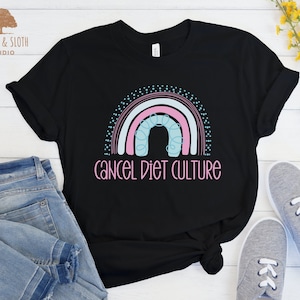 Body Positive Shirt, Cancel Diet Culture, HAES Counselor, Health at Every Size, EDNOS Recovery, Fat Positivity, Plus Size Shirt, For Women