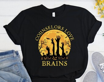 Halloween Counselor Shirt, DBT Therapist T-Shirt, Psychiatrist Tee, Spooky Witch Shirt, Mental Health Awareness Gift, Cozy Autumn Clothing