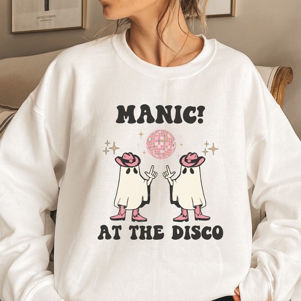 Bipolar Disorder Sweatshirt, Cute Mania Shirt, Manic Episode Top, Mental Health Shirt, Country Halloween Shirt, Retro Halloween, BPD Shirts