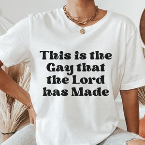LGBTQ Pride Shirt, Gay Christian Tee, Pride Month Parade Apparel, Rainbow Equality Queer Clothing, Lesbian Shirt, Love is Love, Trans TShirt