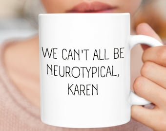 Neurodiversiteitsmok, ADHD-mok, autismemok, OCS-mok, Tourettes-mok, Asperger-mok, neurodiverse cadeau, mok geestelijke gezondheid, mok neurodivergente gezondheid