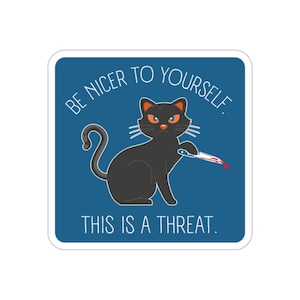Mental Health Sticker, Self Care Sticker, Therapist Sticker, Funny Therapy Sticker, End Stigma Gift, Inspirational Sticker, BPD Stickers