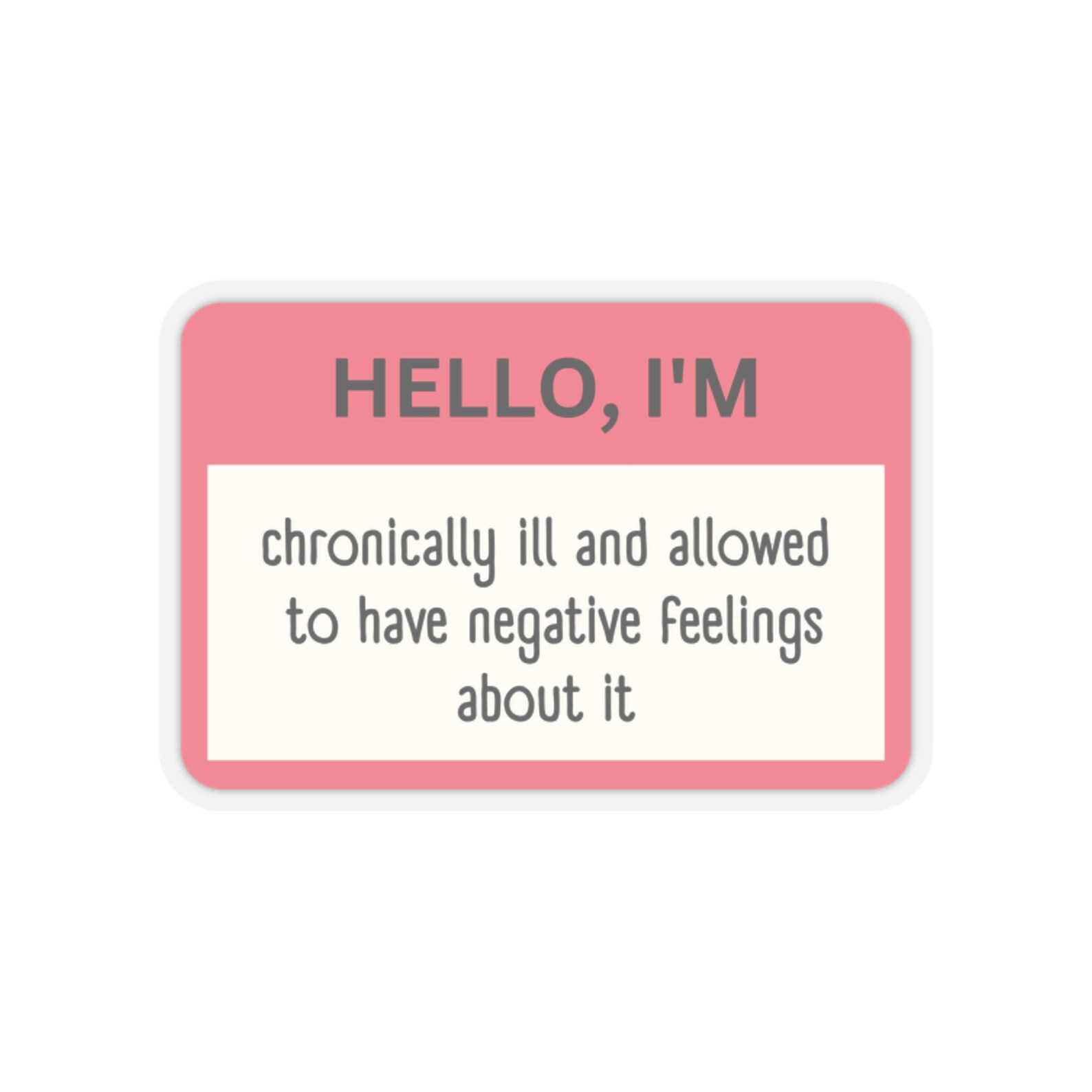Diseased Sticker Chronic Illness Sticker, Hidden Disability, Spoonie Sticker, Still Sick ...