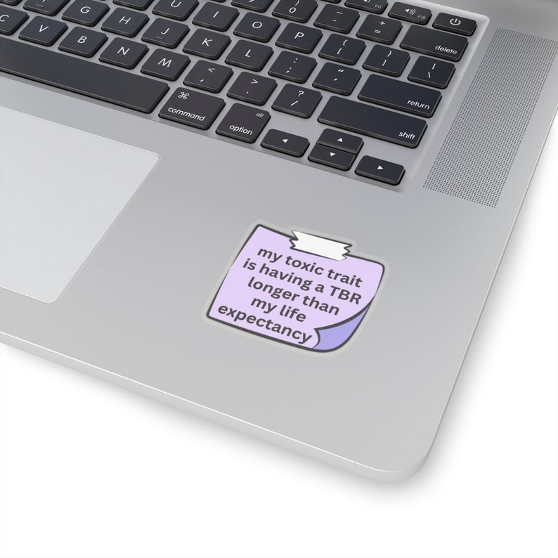 Funny Bookish Sticker, Book Lover Sticker, Gift for Readers, Read More Books, Reading Addiction, Book Club Sticker, Cute TBR Stickers Bild 4