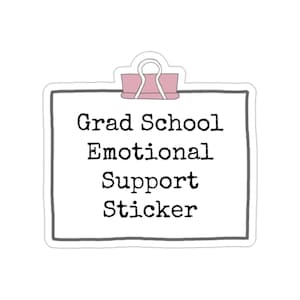 Funny PhD Sticker, Grad School Sticker, Thesis Sticker, Dissertation Sticker, Academic Sticker, MA Sticker, MSc Sticker, Doctorate Sticker