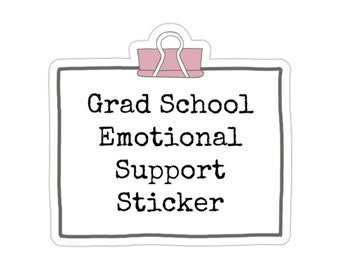 Funny PhD Sticker, Grad School Sticker, Thesis Sticker, Dissertation Sticker, Academic Sticker, MA Sticker, MSc Sticker, Doctorate Sticker