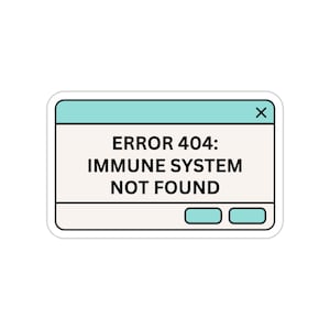 Chronic Illness Sticker, Autoimmune Disease Sticker, Spoon Theory, Mobility Aid Sticker, Immune System, Invisible Illness, Chronic Fatigue