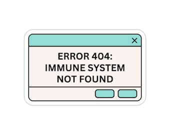 Chronic Illness Sticker, Autoimmune Disease Sticker, Spoon Theory, Mobility Aid Sticker, Immune System, Invisible Illness, Chronic Fatigue