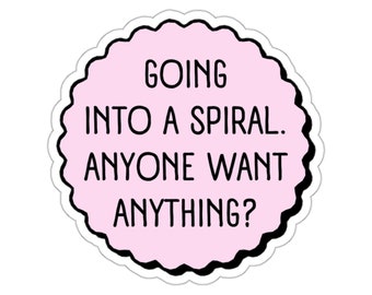 Mental Health Sticker, Depression Sticker, Bipolar Disorder Sticker, Funny BPD Sticker, Anxiety Sticker, Self Care Sticker, End Stigma Gift
