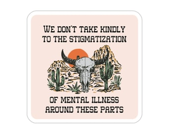 Mental Health Sticker, Serotonin Sticker, Depression Sticker, Anxiety Sticker, BPD Sticker, Bipolar Disorder Sticker, Therapist Stickers