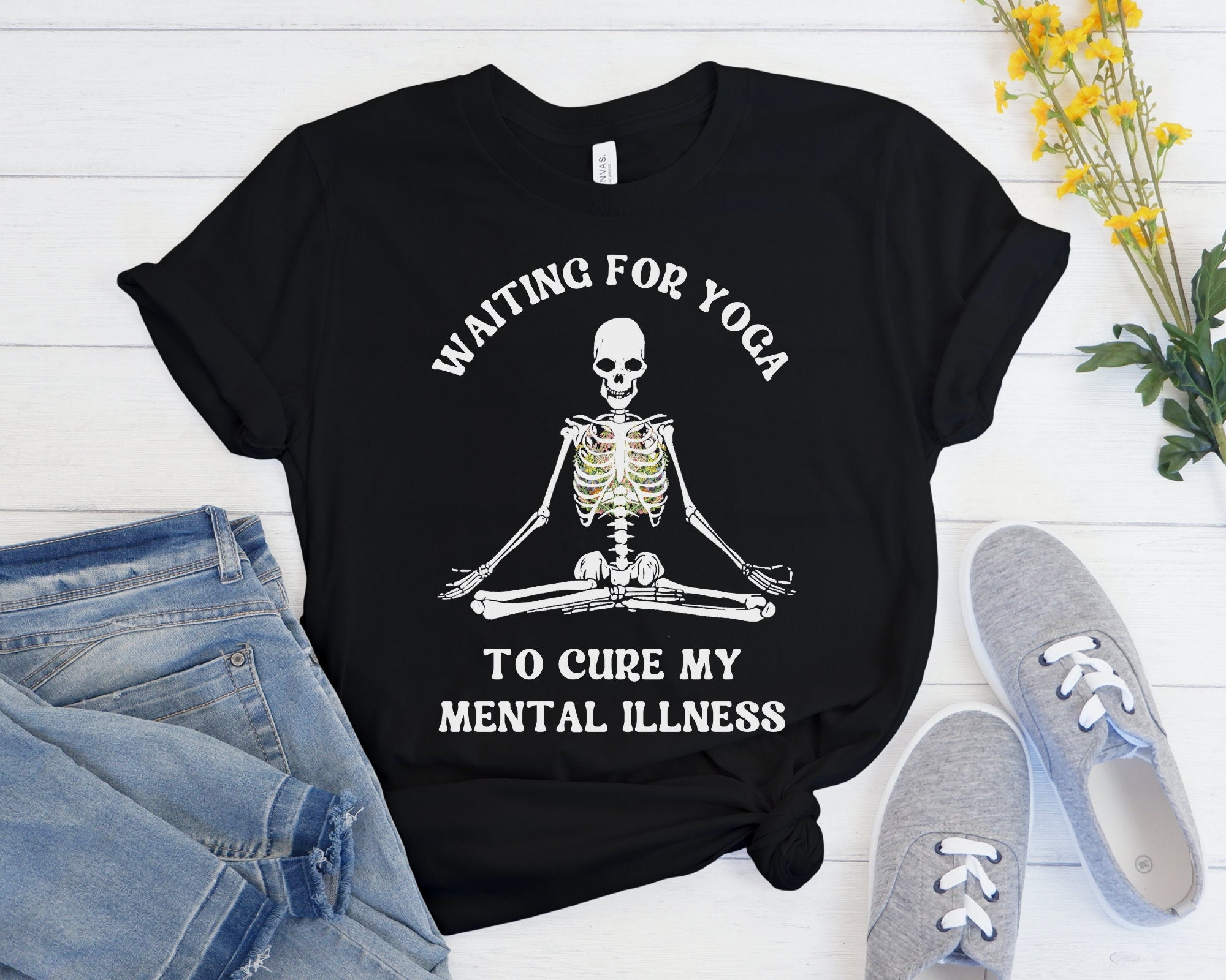 Mental Health Shirt, Funny Depression Top, BPD Shirt, Bipolar Disorder T-Shirt, Cute Anxiety Shirt, Mentally Ill Shirt, Inspirational Shirt