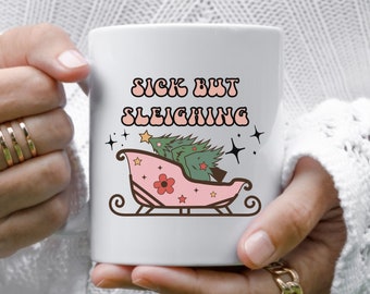 Tazza in ceramica per malattie croniche di Natale, Tazza per i giorni di riacutizzazione, Tazza per chi soffre di malattie croniche, Regalo per chi ha il dolore cronico, Tazza per persone con disabilità, Tazza per chi è ancora malato, Malattia invisibile