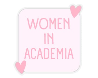 Women's PhD Sticker, Academic Stickers, Professor Sticker, MSc Sticker, MA Sticker, Dissertation Sticker, Thesis Sticker, Grad Student Gift