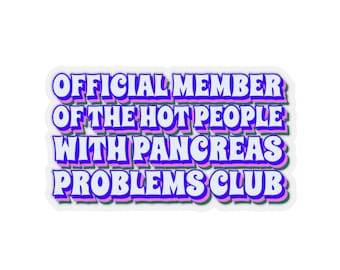 Diabetes Sticker, T1D Sticker, Diabetes Warrior, Pancreas Sticker, Diabetes Awareness, Diabetes Type 2, Diabetes Month, Type 1 Diabetes